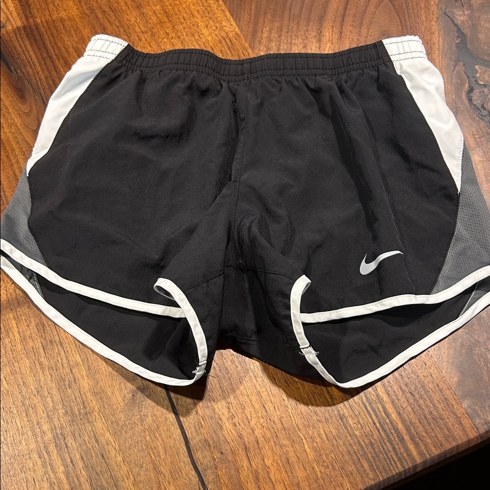 Nike Black and White Running Shorts